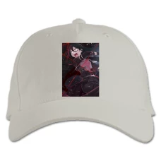 Baseball cap with Print Sword Art Online Powerfull Girl - white