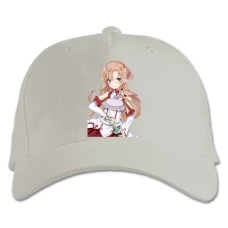 Baseball cap with Print Sword Art Online Asuna Girl Hero - white