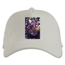 Baseball cap with Print Sword Art Online Girl Print - white