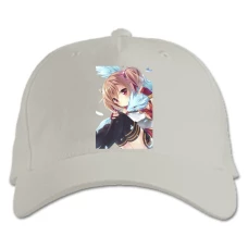 Baseball cap with Print Sword Art Online Cute Hero Girl - white