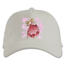 Baseball cap with Print Sword Art Online Girl Pink Print - white
