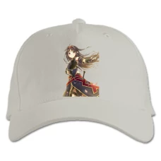 Baseball cap with Print Sword Art Online Beautiful Girl Hero - white