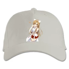 Baseball cap with Print Sword Art Online Asuna Neko Hero - white