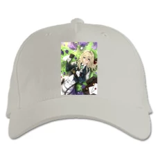 Baseball cap with Print Violet Evergarden Sad Girl - white