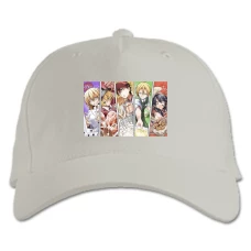 Baseball cap with Print Food Wars Shokugeki No Soma Heroes - white