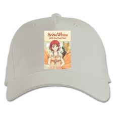 Baseball cap with Print Akagami No Shirayukihime Main - white