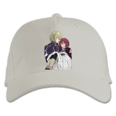 Baseball cap with Print Akagami No Shirayukihime Love - white