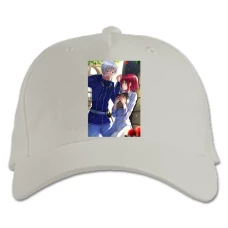 Baseball cap with Print Akagami No Shirayukihime Love Print - white
