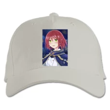 Baseball cap with Print Akagami No Shirayukihime Hero - white
