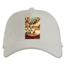 Baseball cap with Print Akagami No Shirayukihime Theme - white