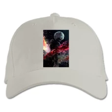 Baseball cap with Print Tokyo Ghoul Ken Kaneki Boy - white