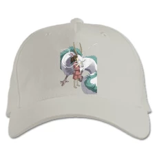 Baseball cap with Print Sen To Chihiro No Kamikakushi Print - white