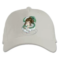 Baseball cap with Print Sen To Chihiro No Kamikakushi Cute Art - white