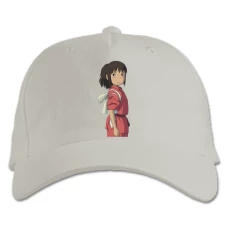 Baseball cap with Print Sen To Chihiro No Kamikakushi Chihiro Ogino - white