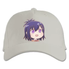 Baseball cap with Print Gabriel Dropout Vignette - white