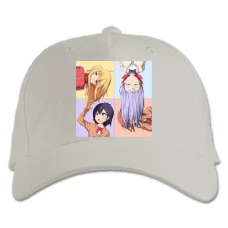Baseball cap with Print Gabriel Dropout Girls - white