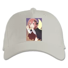 Baseball cap with Print Gabriel Dropout Funny Satanichia - white