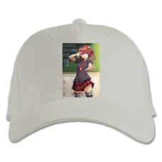 Baseball cap with Print Gabriel Dropout Satanichia - white