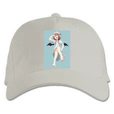 Baseball cap with Print Gabriel Dropout Satanichia Print - white