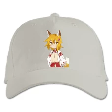 Baseball cap with Print Sewayaki Kitsune No Senko-San Girl - white