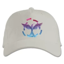 Baseball cap with Print The Hunger Games Bright Bird - white