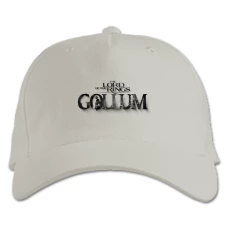 Baseball cap with Print The Lord Of The Rings Gollum Logo - white