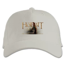 Baseball cap with Print The Hobbit The Desolation Of Smag - white