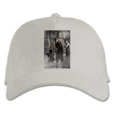 Baseball cap with Print The Hobbit Heroes - white