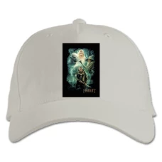 Baseball cap with Print The Hobbit Print - white