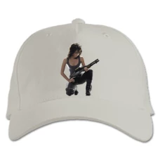 Baseball cap with Print The Terminator Hero Sarah Connor - white