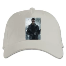 Baseball cap with Print The Terminator Main Theme - white