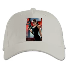 Baseball cap with Print The Terminator Sarah Connor Print - white