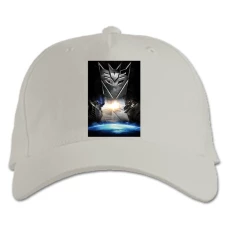 Baseball cap with Print Transformers Print - white