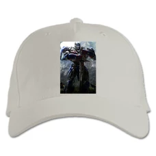 Baseball cap with Print Transformers Optimus Prime - white