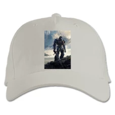 Baseball cap with Print Transformers Optimus Prime Sword - white