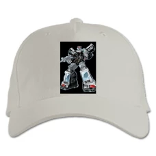 Baseball cap with Print Transformers Robot Hero - white
