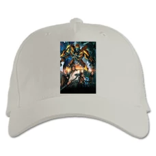Baseball cap with Print Transformers Characters - white