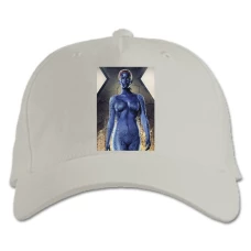 Baseball cap with Print X-Men Mystique Hero - white