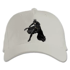 Baseball cap with Print The Dark Knight Batman - white