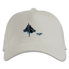 Baseball cap with Print The Dark Knight Hero Batman - white