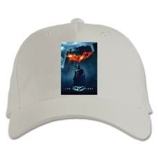 Baseball cap with Print The Dark Knight Batman Theme - white