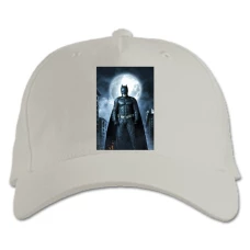 Baseball cap with Print The Dark Knight The Batman Hero - white