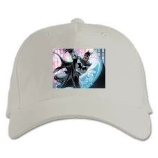 Baseball cap with Print The Dark Knight Batman Art Print - white