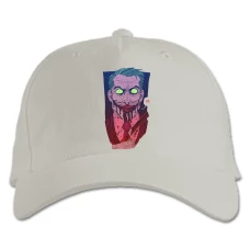 Baseball cap with Print The Dark Knight Joker Creative Art - white