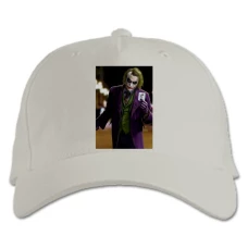 Baseball cap with Print The Dark Knight Joker Hero Cute Print - white
