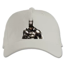 Baseball cap with Print The Dark Knight Batman Head - white