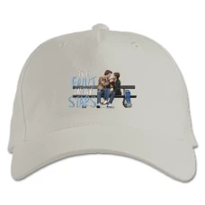 Baseball cap with Print Виноваты Звёзды Main Heroes - white