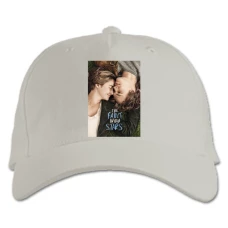 Baseball cap with Print Виноваты Звёзды Print - white