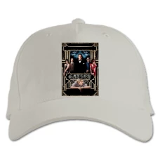 Baseball cap with Print The Great Gatsby Characters - white
