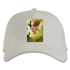 Baseball cap with Print The Great Gatsby Daisy Buchanan - white